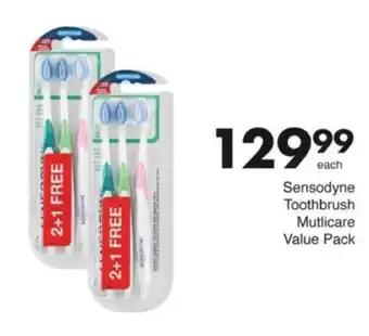 Save Hyper Sensodyne Toothbrush Mutlicare Value Pack offer
