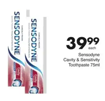 Save Hyper Sensodyne Cavity & Sensitivity Toothpaste offer
