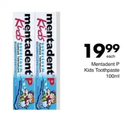 Save Hyper Mentadent P Kids Toothpaste offer