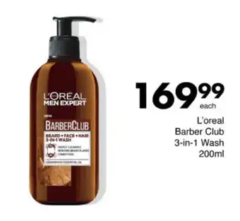 Save Hyper L'oreal Barber Club 3-in-1 Wash offer
