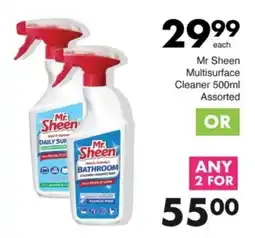 Save Hyper Mr Sheen Multisurface Cleaner Assorted offer