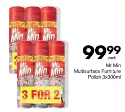 Save Hyper Mr Min Multisurface Furniture Polish offer