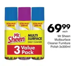 Save Hyper Mr Sheen Multisurface Cleaner Furniture Polish offer