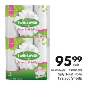 Save Hyper Twinsaver Essentials 2ply Toilet Rolls offer
