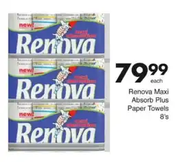Save Hyper Renova Maxi Absorb Plus Paper Towels offer