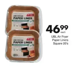 Save Hyper UBL Air Fryer Paper Liners Square offer