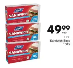 Save Hyper UBL Sandwich Bags offer