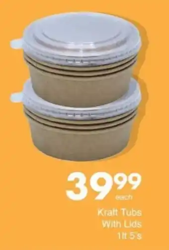 Save Hyper Kraft Tubs With Lids offer