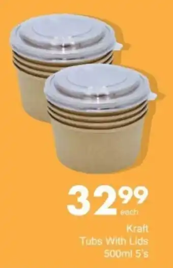 Save Hyper Kraft Tubs With Lids offer