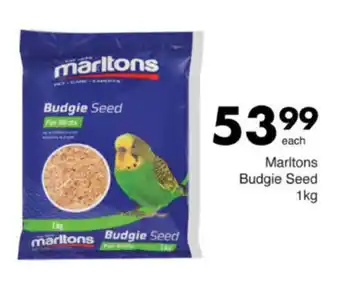 Save Hyper Marltons Budgie Seed offer