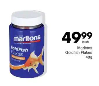 Save Hyper Marltons Goldfish Flakes offer