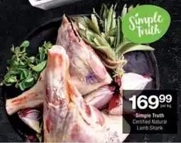 Checkers Simple Truth Certified Natural Lamb Shank offer