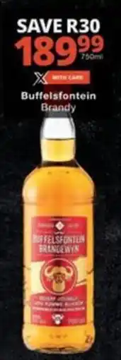 Checkers Buffelsfontein Brandy offer