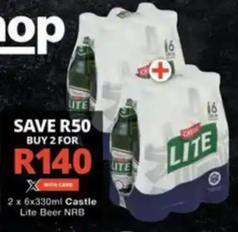 Checkers Castle Lite Beer NRB offer