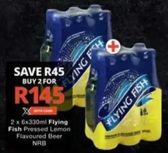 Checkers Flying Fish Pressed Lemon Flavoured Beer NRB offer