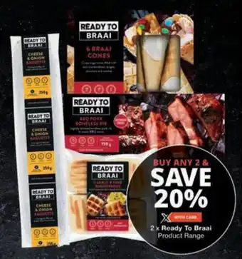 Checkers Ready To Braai Product Range offer