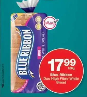 Checkers Blue Ribbon Duo High Fibre White Bread offer
