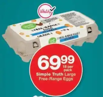 Checkers Simple Truth Large Free-Range Eggs offer