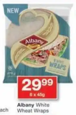 Checkers Albany White Wheat Wraps offer