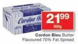 Checkers Cordon Bleu Butter Flavoured 70% Fat Spread offer