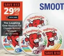 Checkers The Laughing Cow Medium Fat Cheese Spread Wedges offer