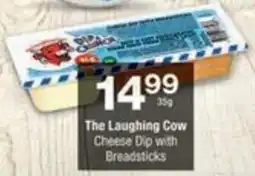 Checkers The Laughing Cow Cheese Dip with Breadsticks offer