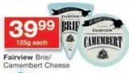 Checkers Fairview Brie/ Camembert Cheese offer