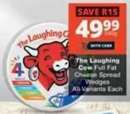 Checkers The Laughing Cow Full Fat Cheese Spread Wedges offer