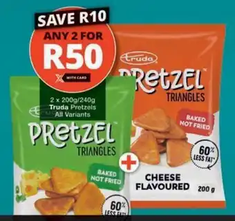 Checkers Truda Pretzels All Variants offer