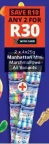 Checkers Manhattan Mini Marshmallows All Variants offer