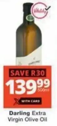 Checkers Darling Extra Virgin Olive Oil offer