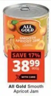 Checkers All Gold Smooth Apricot Jam offer