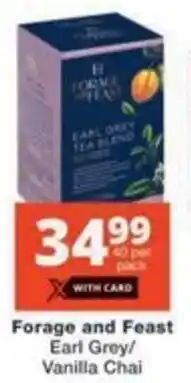 Checkers Forage and Feast Earl Grey/ Vanilla Chai offer