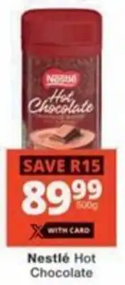 Checkers Nestlé Hot Chocolate offer