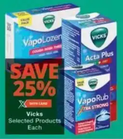 Checkers Vicks Selected Products offer