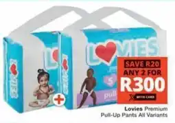 Checkers Lovies Premium Pull-Up Pants All Variants offer
