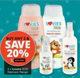 Checkers Lovies Kids Haircare Range offer