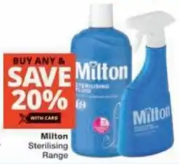 Checkers Milton Sterilising Range offer