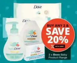 Checkers Dove Baby Product Range offer