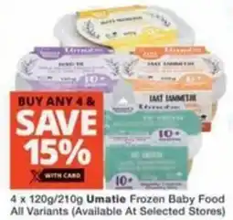Checkers Umatie Frozen Baby Food offer
