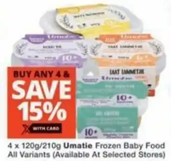 Checkers Umatie Frozen Baby Food offer