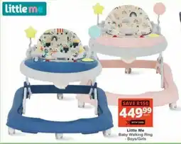 Checkers Little Me Baby Walking Ring offer