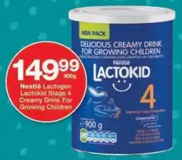 Checkers Nestlé Lactogen Lactokid Stage 4 Creamy Drink For Growing Children offer
