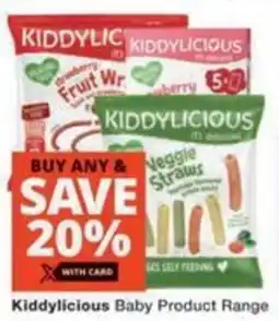 Checkers Kiddylicious Baby Product Range offer