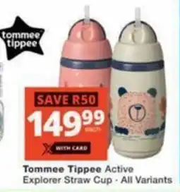Checkers Tommee Tippee Active Explorer Straw Cup offer