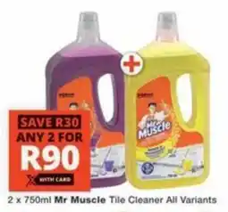 Checkers Mr Muscle Tile Cleaner All Variants offer