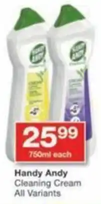 Checkers Handy Andy Cleaning Cream All Variants offer