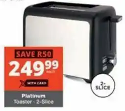 Checkers Platinum Toaster offer