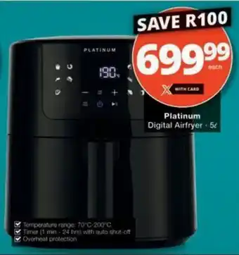 Checkers Platinum Digital Airfryer offer