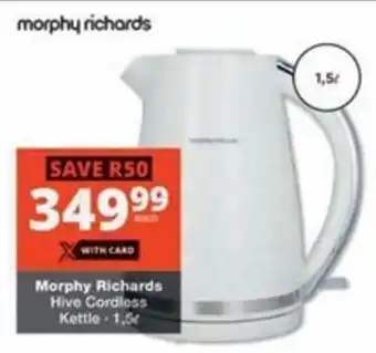Checkers Morphy Richards Hive Cordless Kettle offer